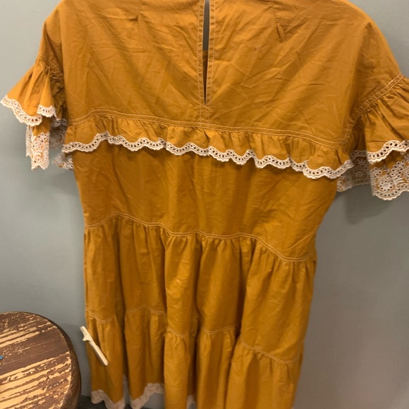 ๐ NWT Ulla Johnson Leonie Ochre Dress - Picture 14 of 16